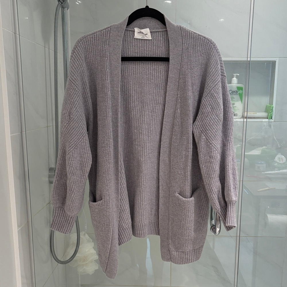 Wilfred Light Gray Cardigan